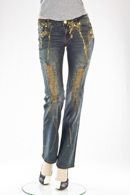 низкие Буткат Desrtoyed Bootcut jeans vintage
