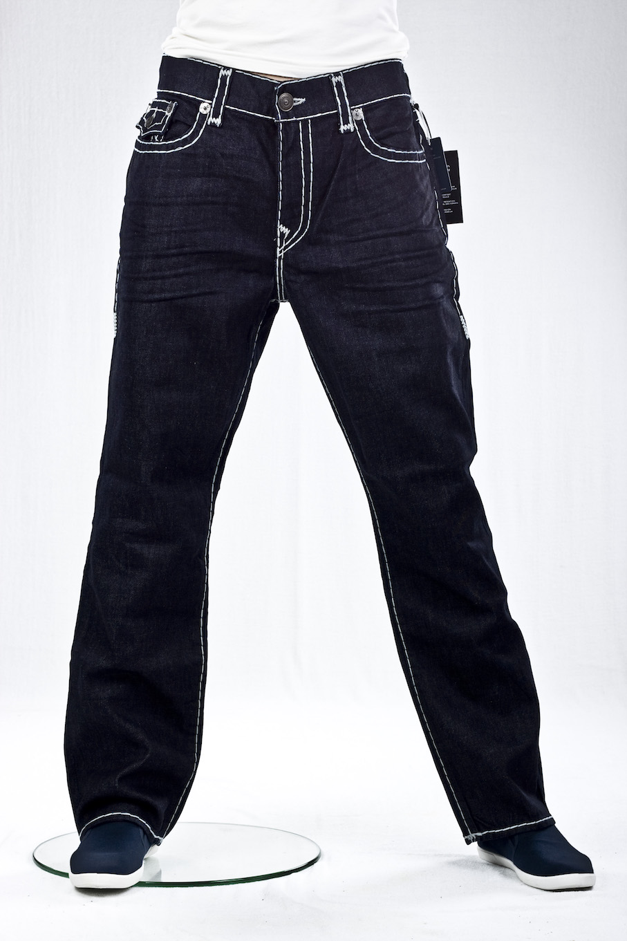 джинсы мужские True Religion широкие Прямые Ricky flap super t