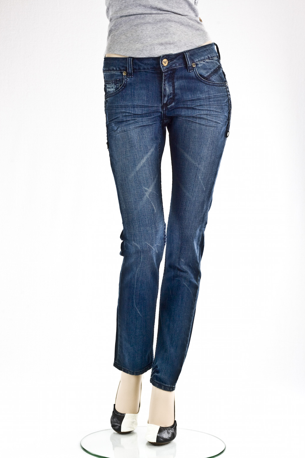 Женские джинсы Antik Denim "Скини" MORGAN SKINNY JEANS dark blue интернет-магазин Fashion Jeans