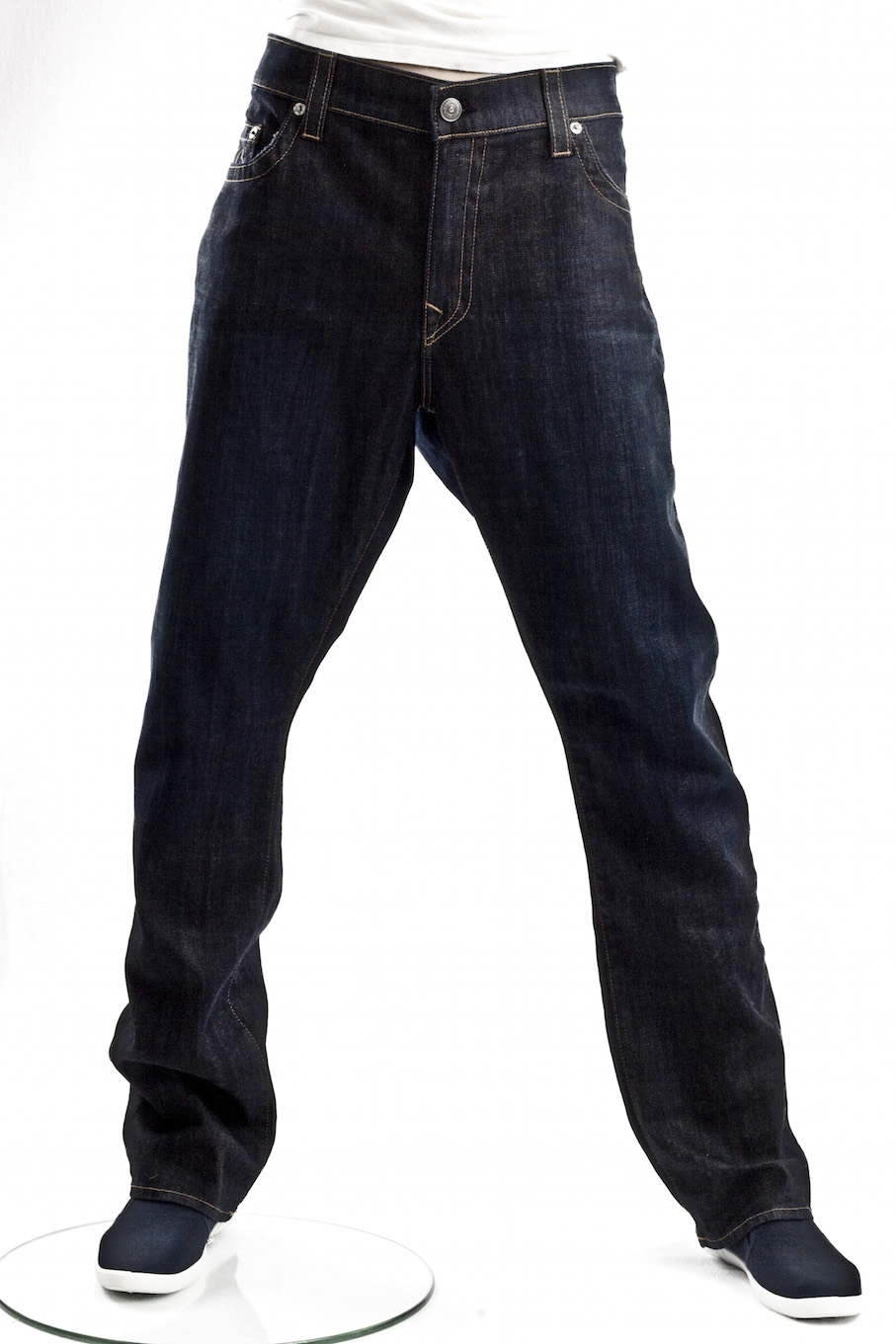 Мужские джинсы True Religion широкие прямые Ricky straight leg no flaps jean