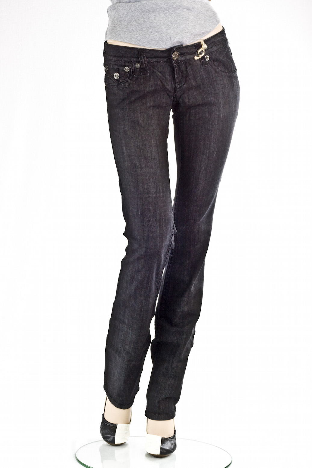 Женские джинсы Laguna Beach прямые Aliso Beach BBB Straight Leg Denim Titanium интернет-магазин Fashion Jeans
