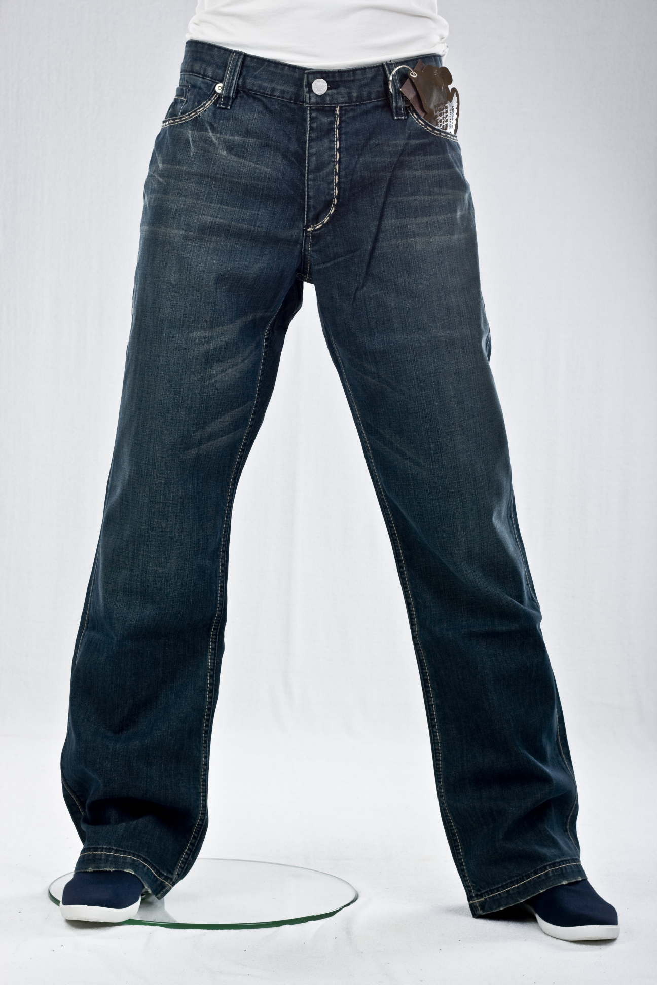 Мужские джинсы Antik Denim BOOTCUT Medium Blue EMBROIDERED