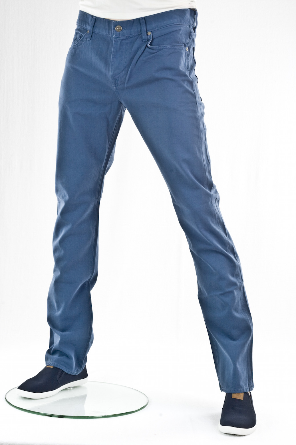 Мужские джинсы 7 for all Mankind "свободные слим" Slimmy blue jean