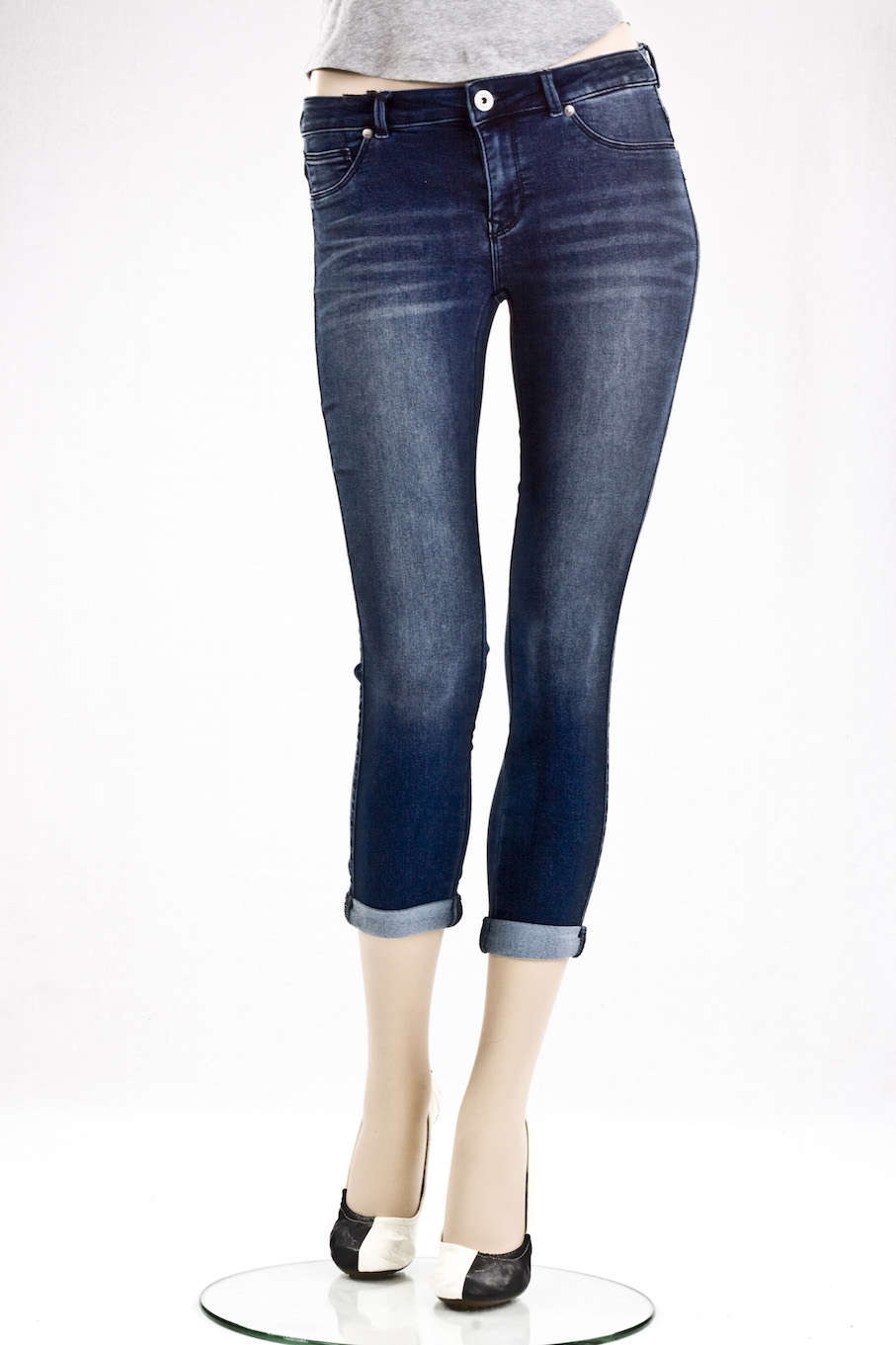 Женские джинсы GUESS "Скинни" Mischell Curvy Denim Capris интернет-магазин Fashion Jeans