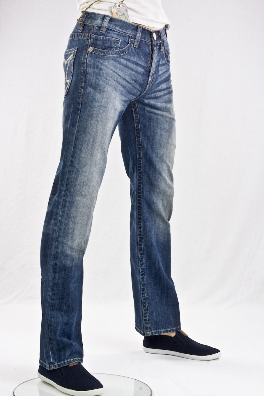 джинсы мужские MEK DENIM прямые свободные Carlson Straight Jeans