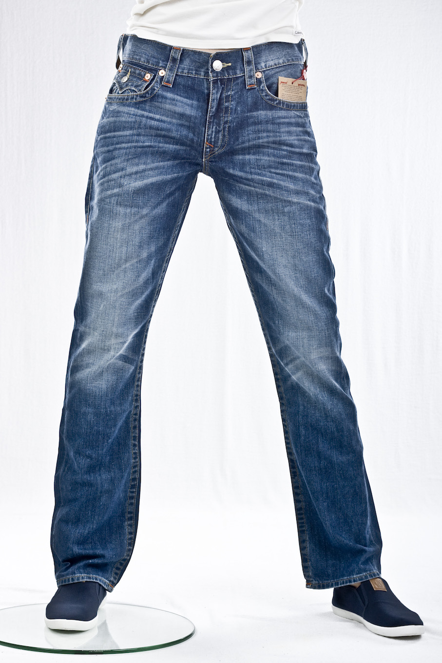 джинсы мужские True Religion "Прямые широкие" straight flap om sn