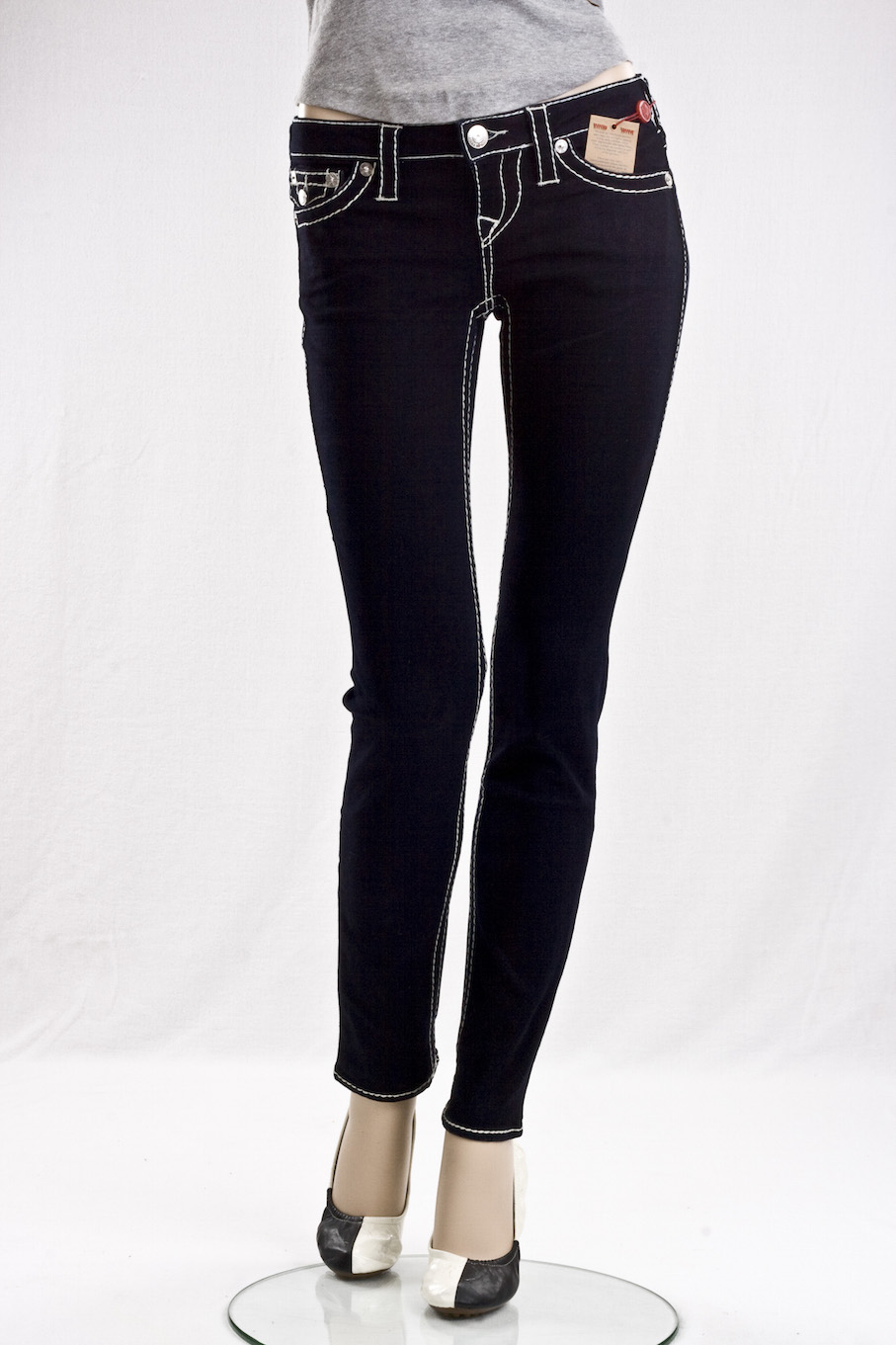 Женские джинсы True Religion "Скини" Skinny big t flap интернет-магазин Fashion Jeans